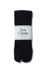basic cotton ribbed tabi socks27-BLACK(176NTB3_1CO-27C)