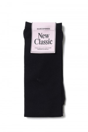 sheer high socks 50-BLACK(200K_20D-50C)