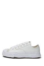 HANK OG SOLE LEATHER LOW-TOP -White (A05FW704) (~Size39)*