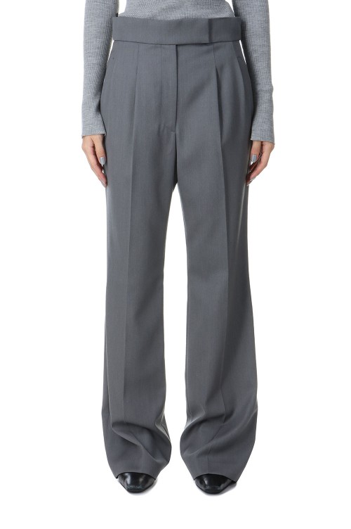 Light Wool Max Gabadine Flared Suit Trousers(MM24FW-PT060