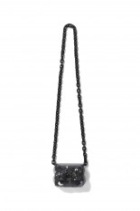 Transparent Sculptural Micro Chain Bag(MMFW16-AC097) -Black