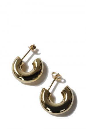 Mini Hoop Pierce (Silver925) -GOLD (12290901)