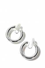 Middle Hoop Earring (Silver925) -SILVER (12990914)