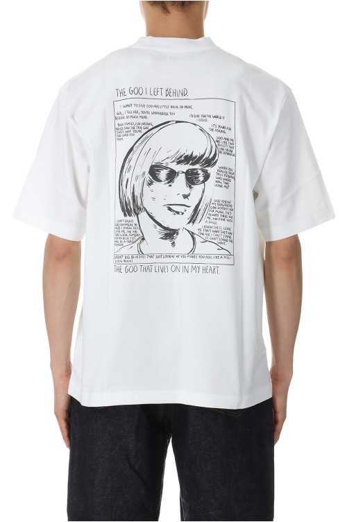 blurhmsROOTSTOCK＞Echo Print Tee WIDE blurhms ROOTSTOCKよりSonic