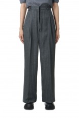 Stripe Twill Trousers -DARK GRAY (12420701)