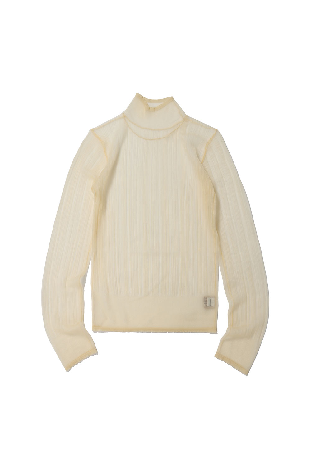 Sheer Randomrib Knit -IVORY (12420513) | セレクトショップ