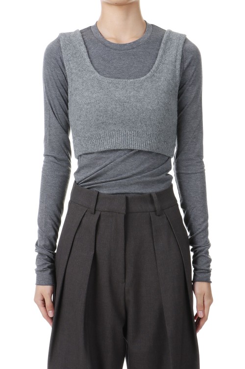 Raccoon Knit Bustier