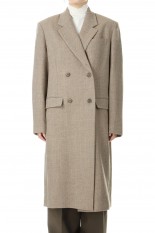 Wool100% Chester Coat -GRAY BEIGE (12420002)