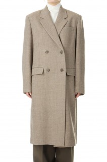Wool100% Chester Coat -GRAY BEIGE (12420002)