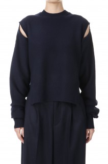 2 Way Sweater -Navy (I24AW-K10)