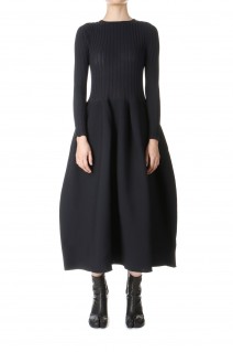 POTTERY LONG SLEEVE DRESS -Black 2 (#CF008KH165)