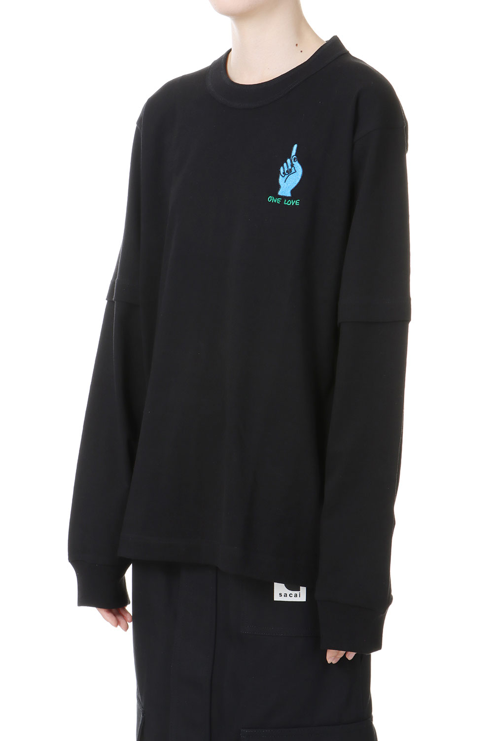 sacai Gonz GONZ AND SACAI ロンT tシャツ L/S m*a様 sacai Gonz GONZ AND SACAI Tシャツ 黒 サイ - メルカリ