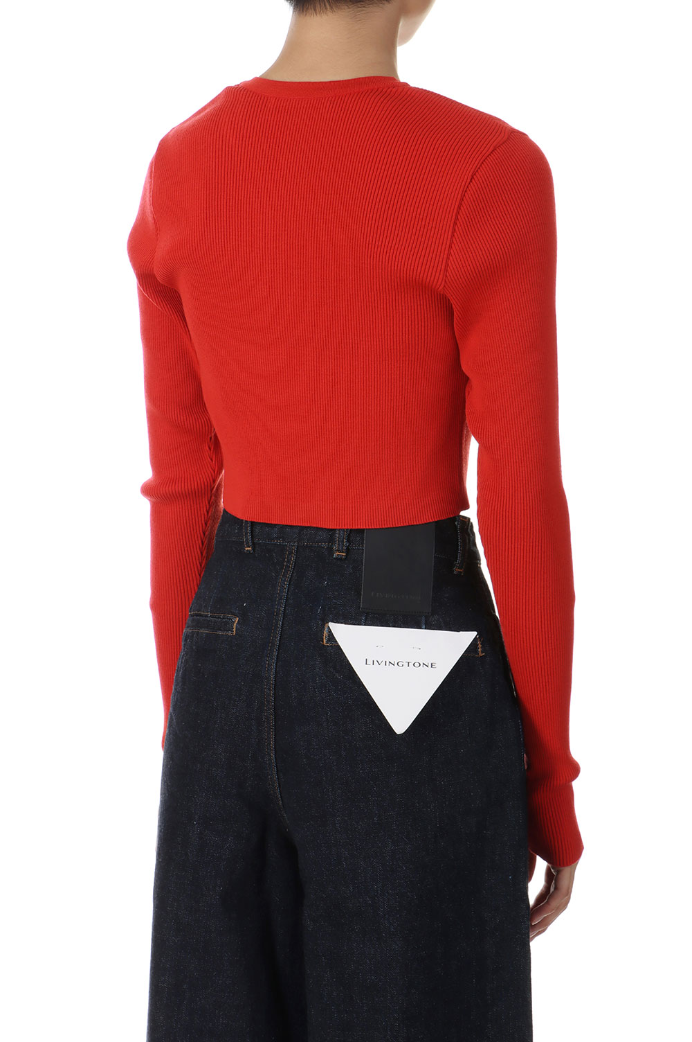 【値下げ】AURALEE SUPER FINE WOOL HIGH GAUGE RIB KNIT SHORT CARDIGAN A24AC01HW グレー サイズ：1 (なんばウォーク2号店) AURALEE 【値下げ】AURALEE SUPER FINE WOOL HIGH GAUGE RIB