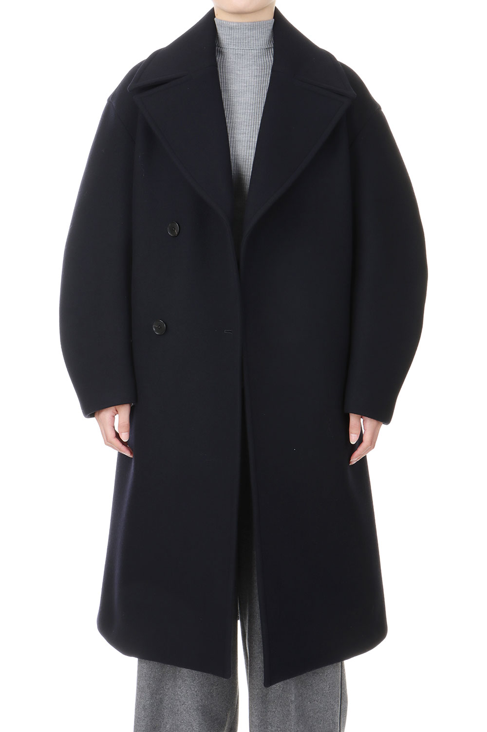ジャケット・アウター 19AW LIGHT MELTON DOUBLEBREASTED COAT AURALEE - 【19AW】LIGHT MELTON DOUBLE-BREASTED COATの通販 by