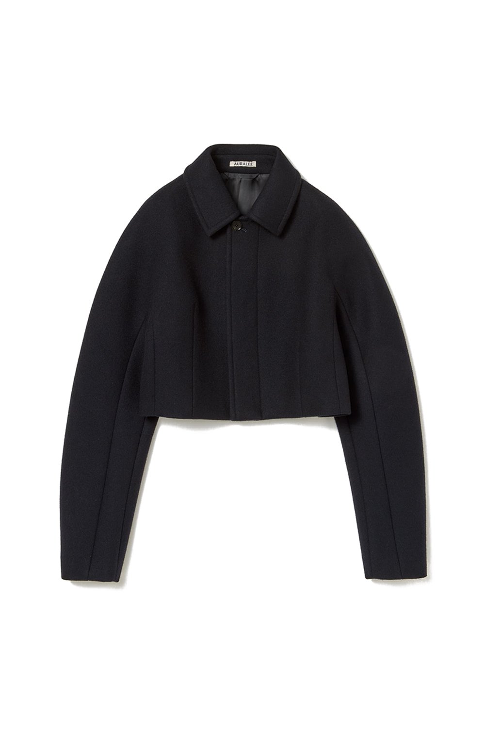 SPONGE WOOL MELTON SHORT BLOUSON -Dark Navy (#A24AB06SB SPONGE WOOL MELTON SHORT BLOUSON -Dark Navy (#A24AB06SB
