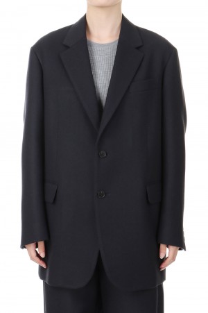 Auralee Light Melton Jacket Top Charcoal – Neighbour