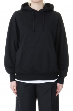 W's TECH SWEAT HOODIE -Black (BE-52024WL)