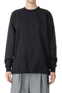 W's TECH CREW NECK TEE L/S -Black (BE-31024WL)