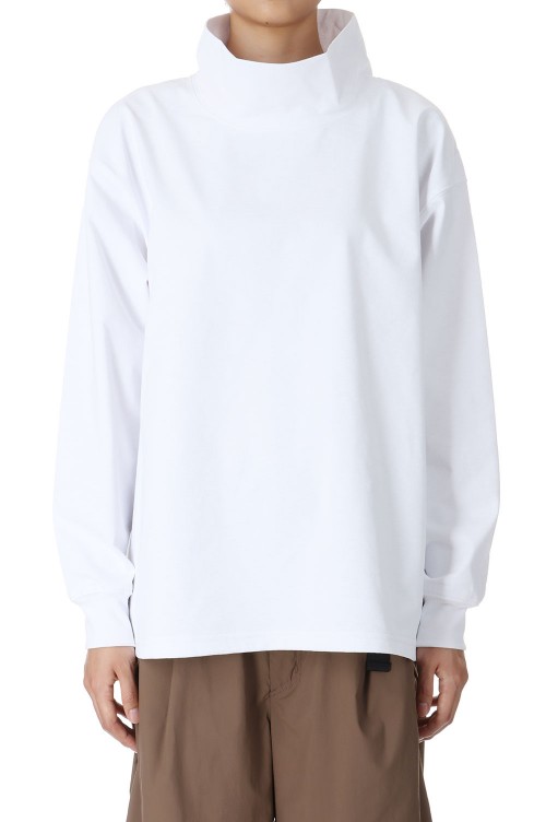 W's TECH OFF TURTLE L/S -White (BE-32024WL) | セレクトショップ