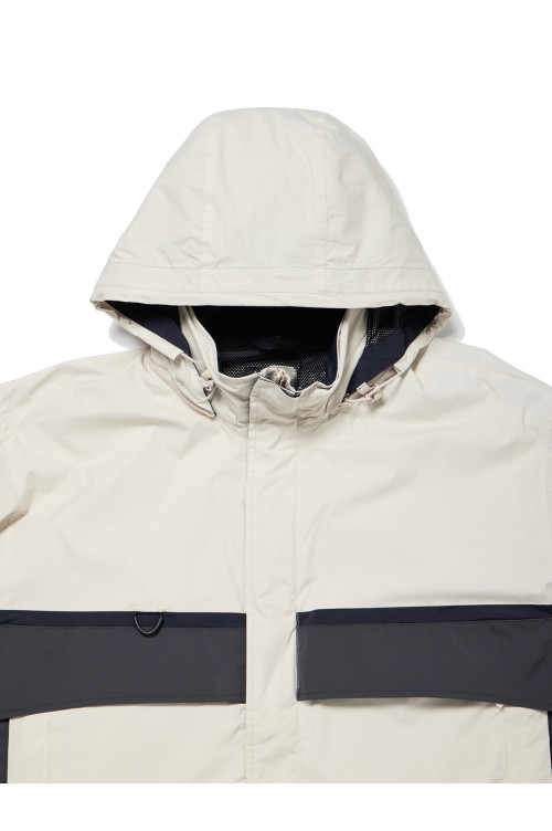 TECH EXTREME LINER JACKET - ECRU / D.CHARCOAL / BLACK (BJ