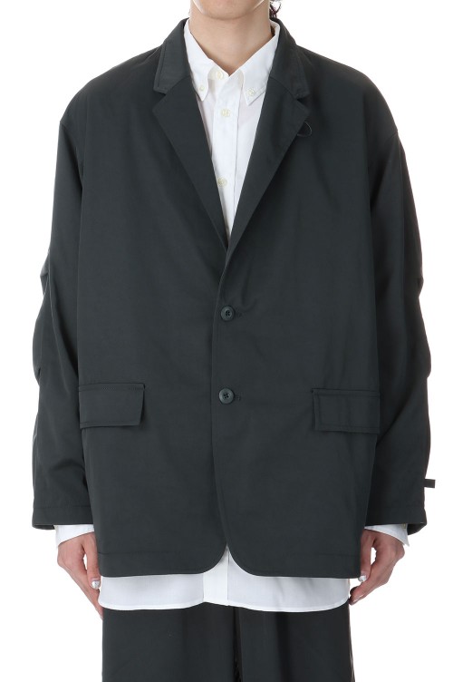 TECH LOOSE 2B JACKET TWILL - CHARCOAL (BJ-55024W) | セレクト TECH LOOSE 2B JACKET TWILL - CHARCOAL (BJ-55024W) | セレクト