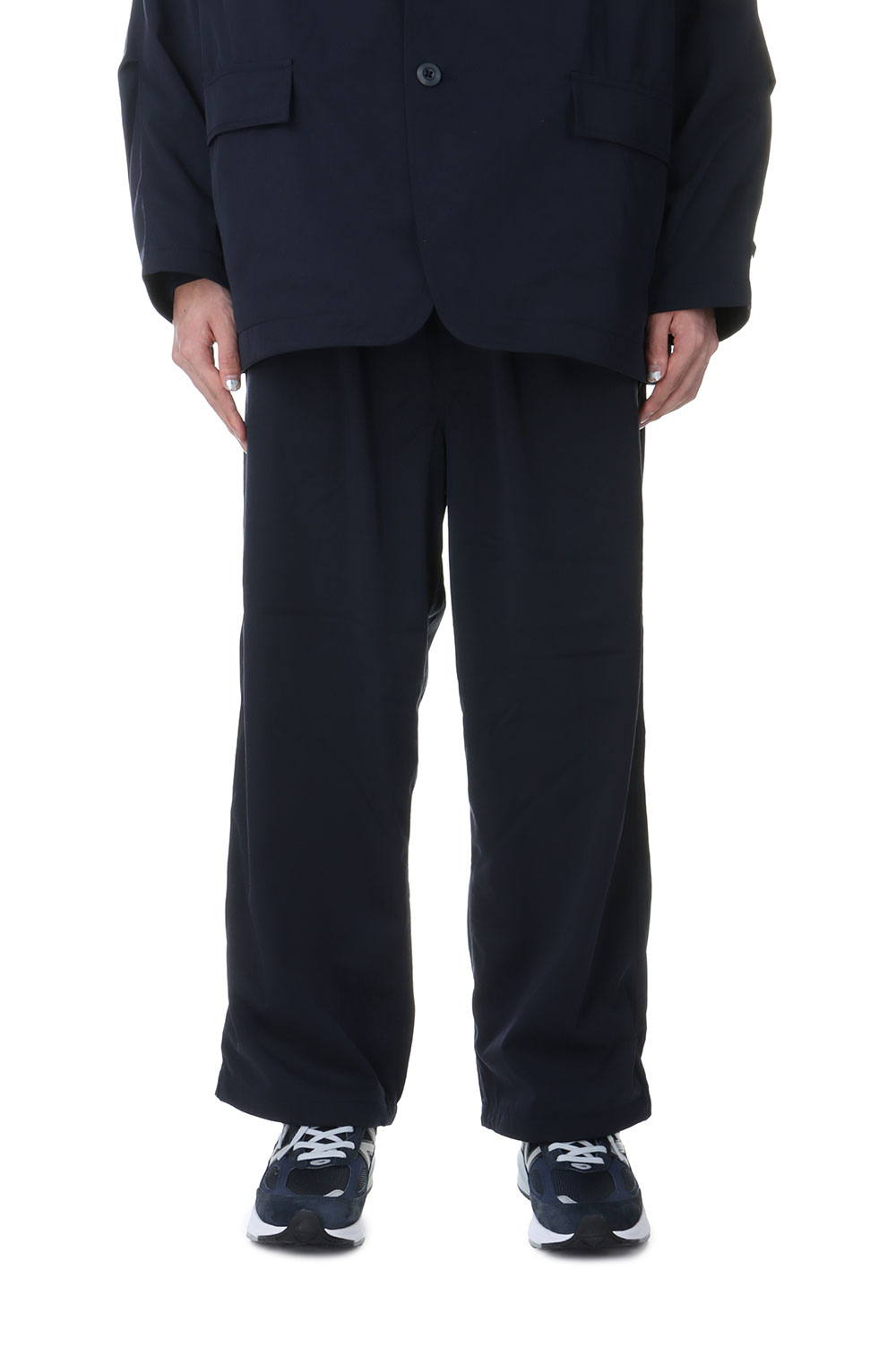 TECH EASY TROUSERS TWILL - NAVY (BP-33024W) | セレクト