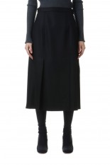 Flannel Skirt -Black (028-024-WS20)