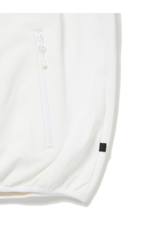 TECH FLEX JERSEY STAND COLLAR VEST - WHITE (BE-61024W