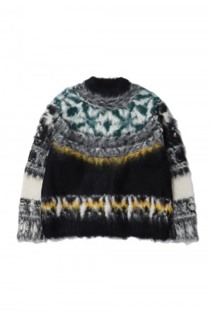 Pattern Knit Sweater (24-03515M)