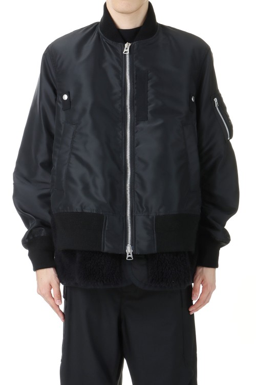 Nylon Twill Blouson -BLACK001- (24-03450M) | セレクトショップ 