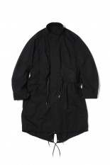 Light Melton Oversized Coat - BLACK (GU243-10271B Light Melton Oversized Coat - BLACK (GU243-10271B