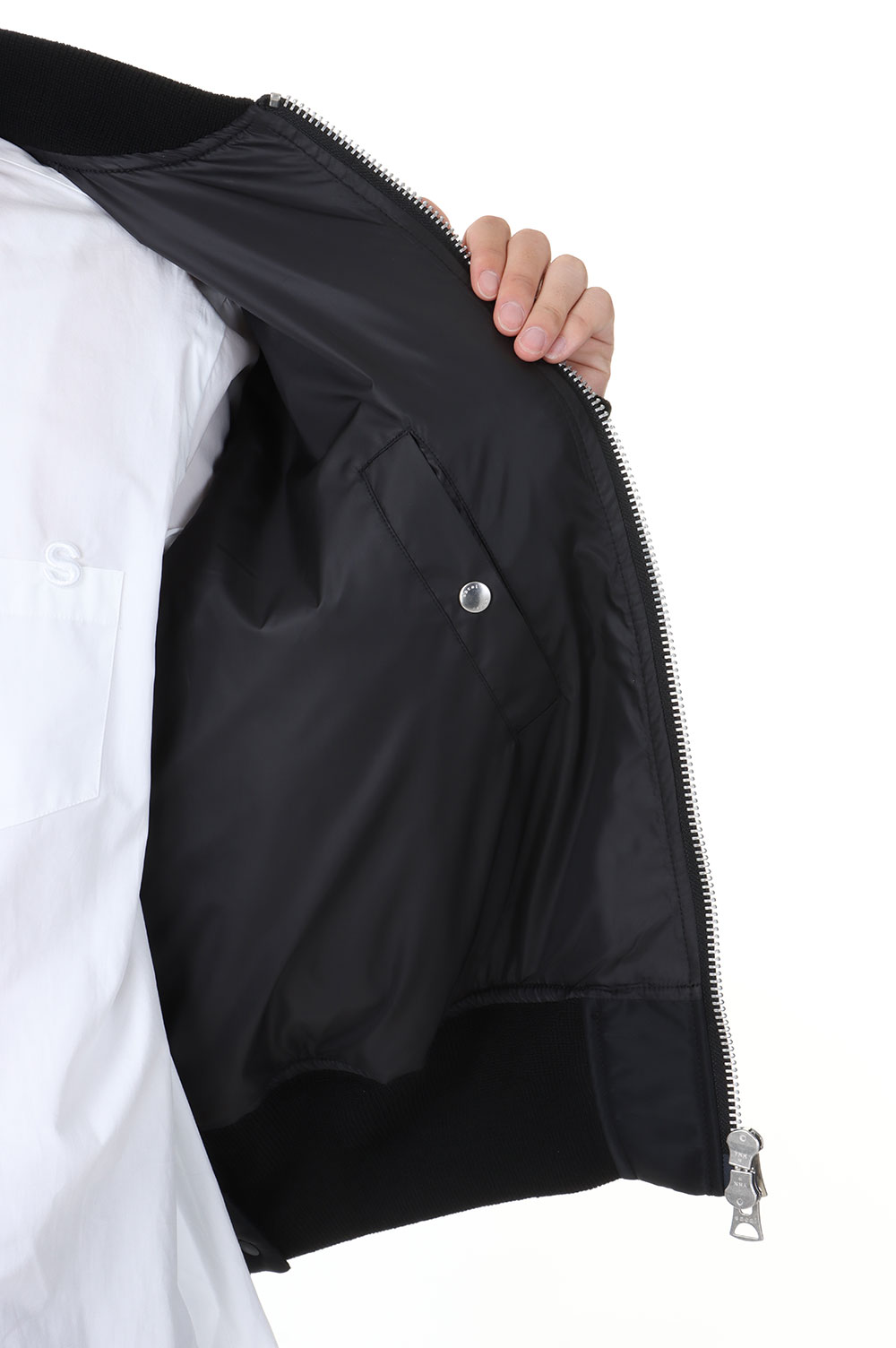sacai Gonz Nylon Twill Blouson -BLACK001- (24-03524M