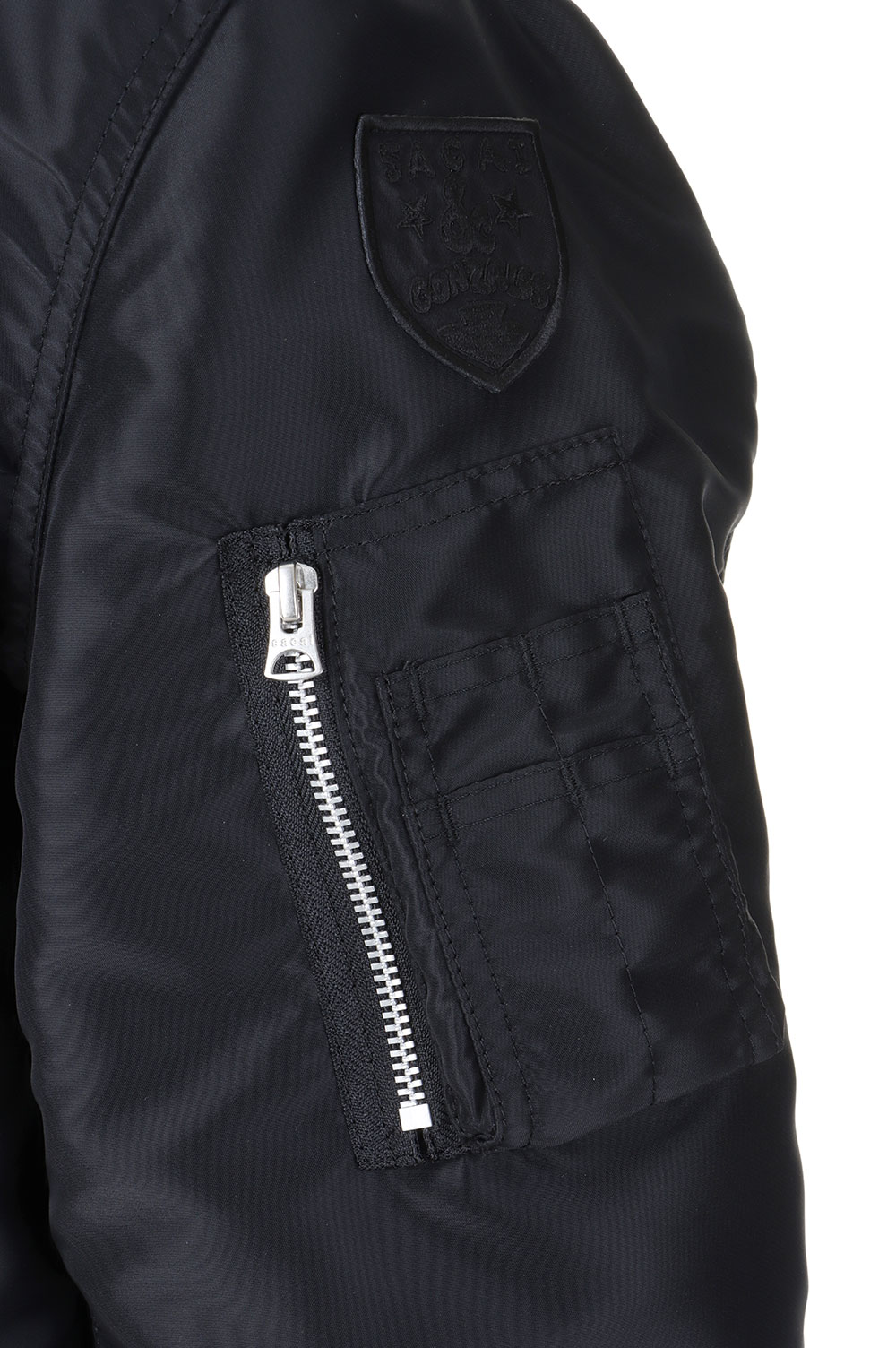 sacai Gonz Nylon Twill Blouson -BLACK001- (24-03524M