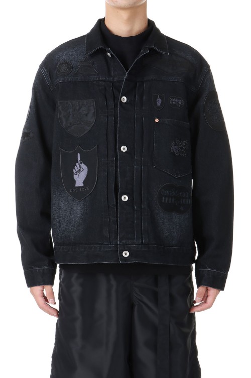 sacai Gonz Denim Jacket -BLACK 001- (24-03525M) | セレクト