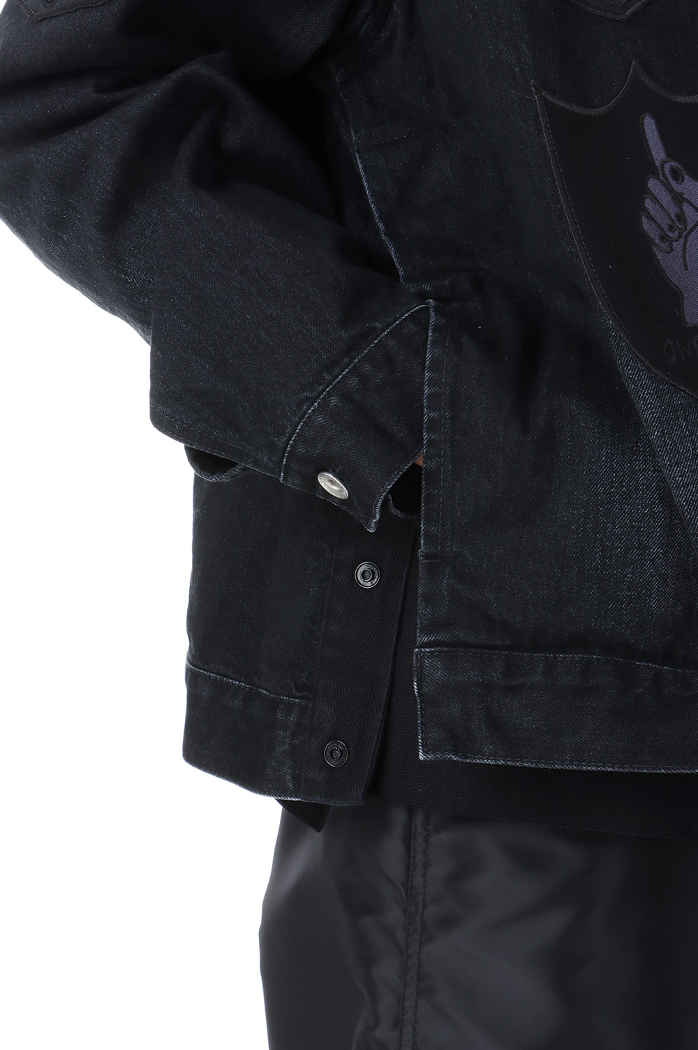 sacai Gonz Denim Jacket -BLACK 001- (24-03525M) | セレクト sacai Gonz Denim Jacket -BLACK 001- (24-03525M) | セレクト