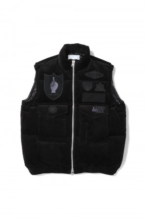 sacai Puffer Vest ブラック サイズ1 SACAI - Puffer Down Vest Sacai