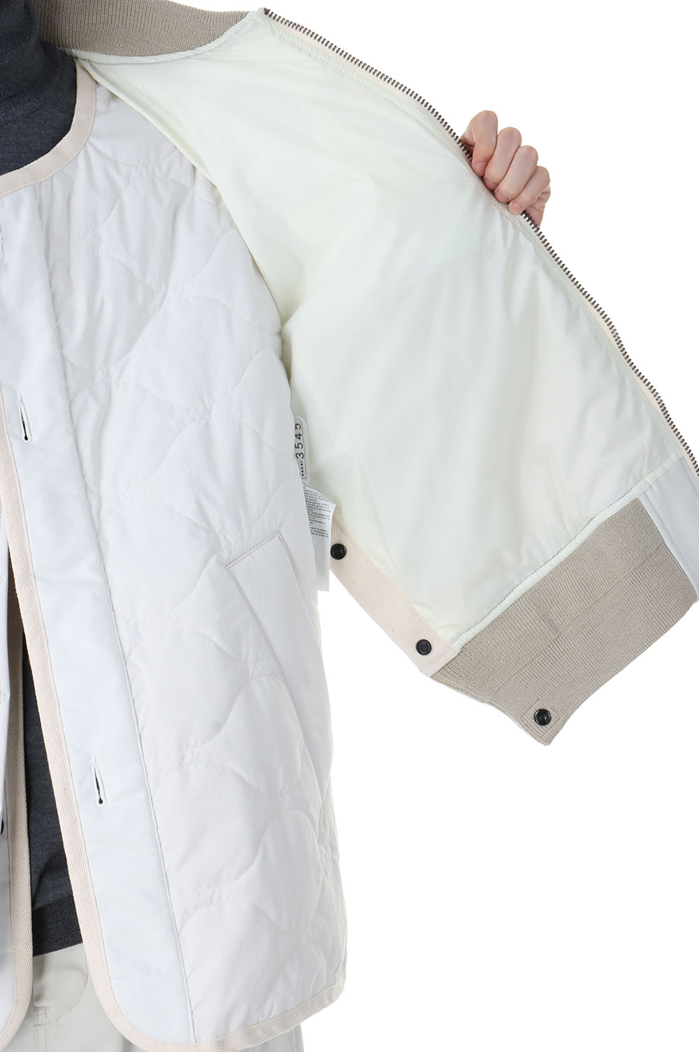 Sacai x SPIEWAK Gonz MG Multi Patch Blouson -L/GRAY 376- (24