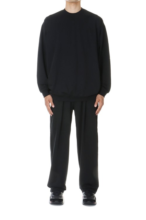 Cotton Light Terry Pants - BLACK (GM243-70237) | セレクトショップ 