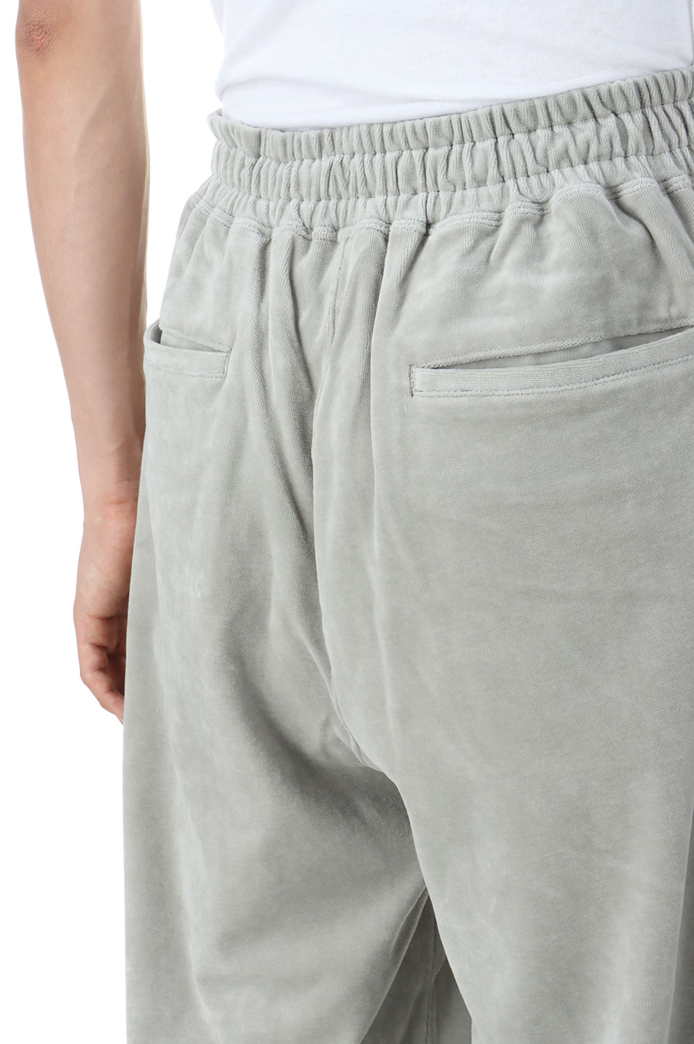 Compact Velour Easy Pants - L.GRAY (GM243-70292) | セレクト