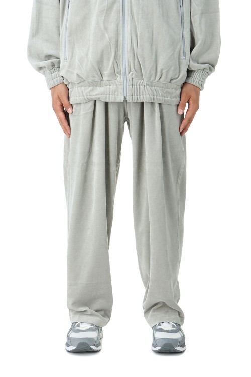 Compact Velour Easy Pants - L.GRAY (GM243-70292) | セレクト  