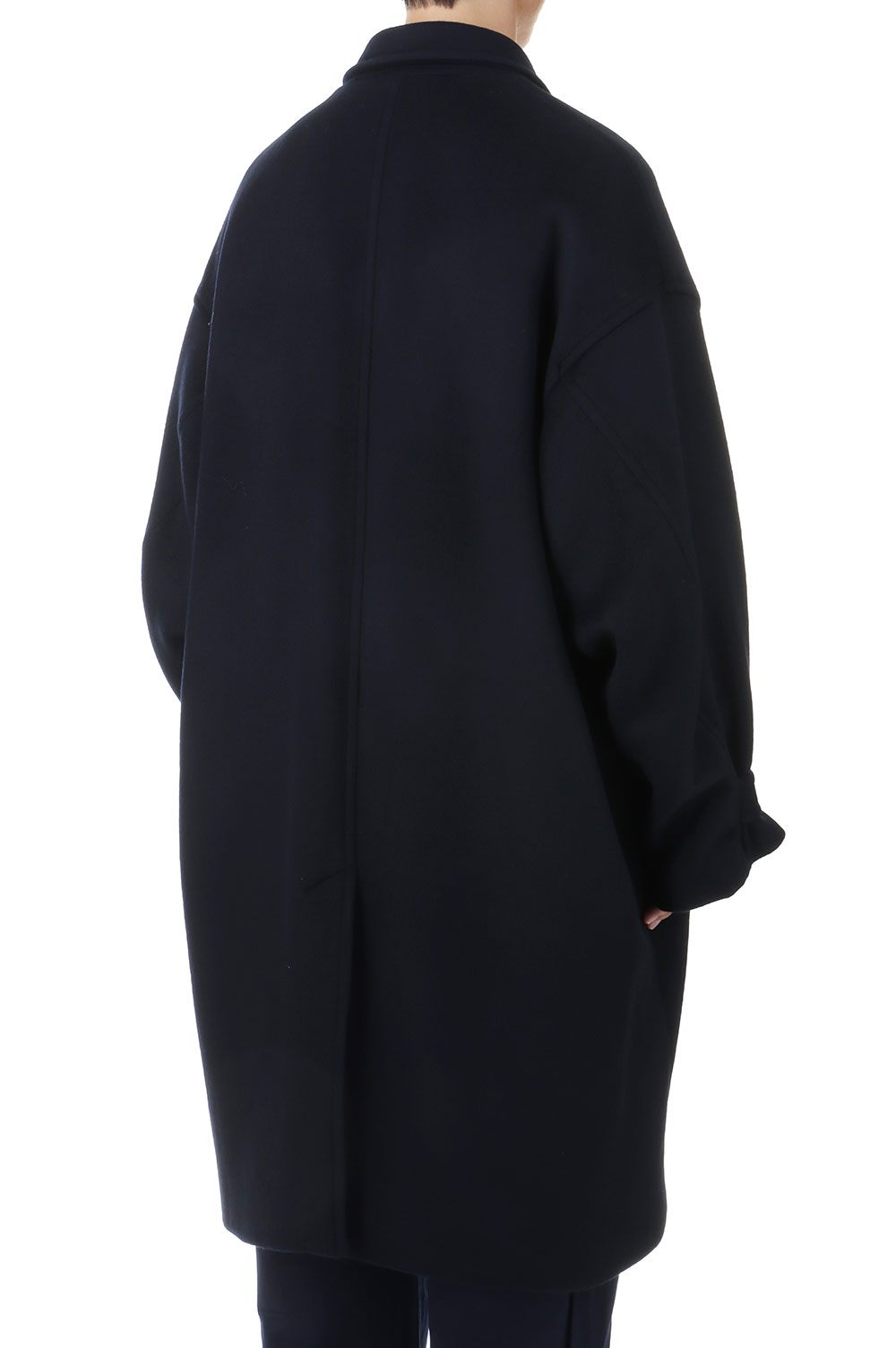 Graphpaper_MEN'S Light Melton Oversized Coat (2 COLORS) - DIMPLE