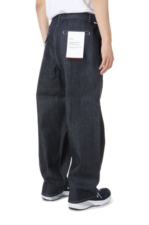 Selvage Denim Two Tuck Pants - RIGID (GU243-40188RB Selvage Denim Two Tuck Pants - RIGID (GU243-40188RB