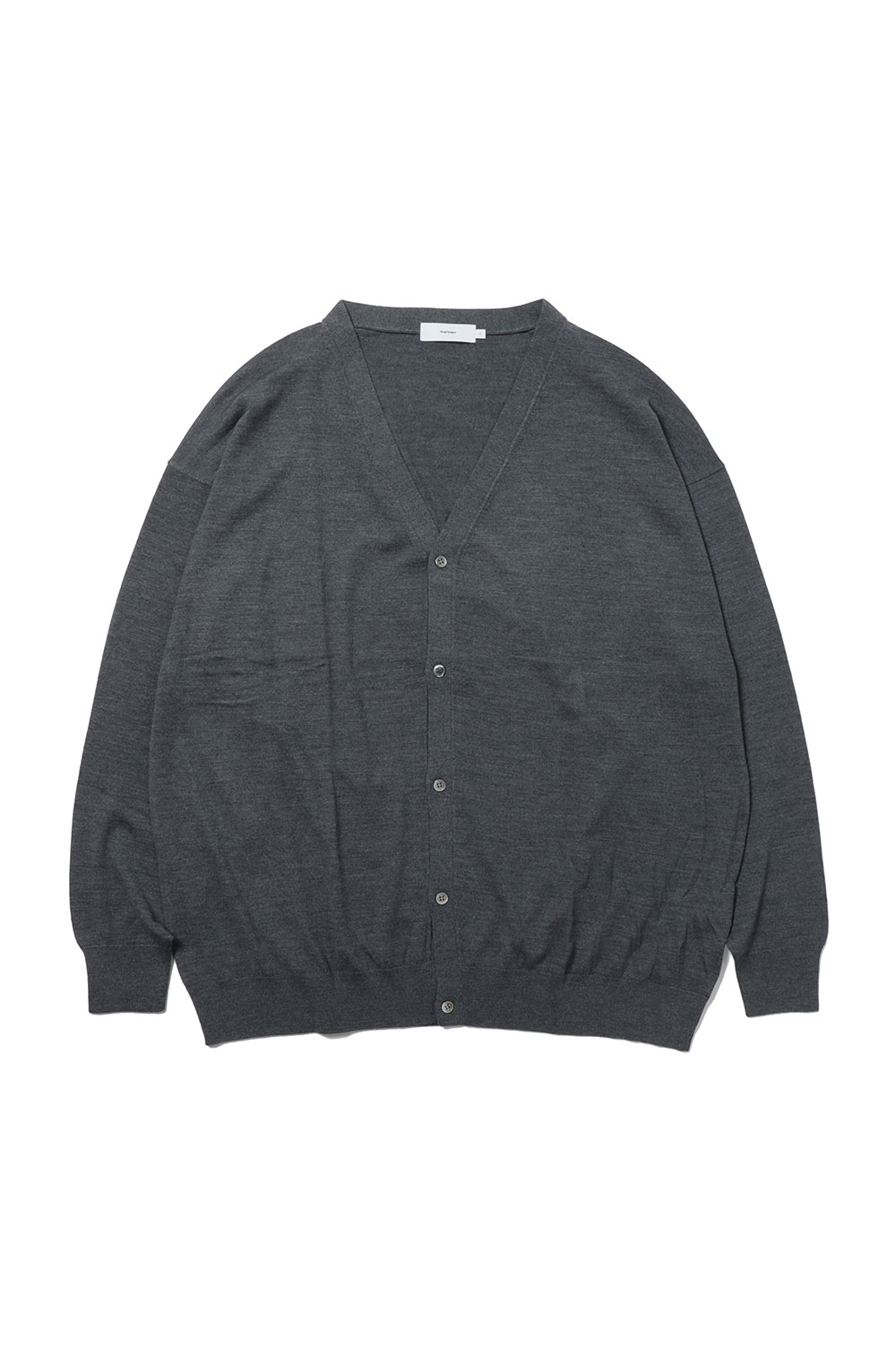 High Gauge Knit Cardigan - GRAY (GU243-80314B) | セレクト