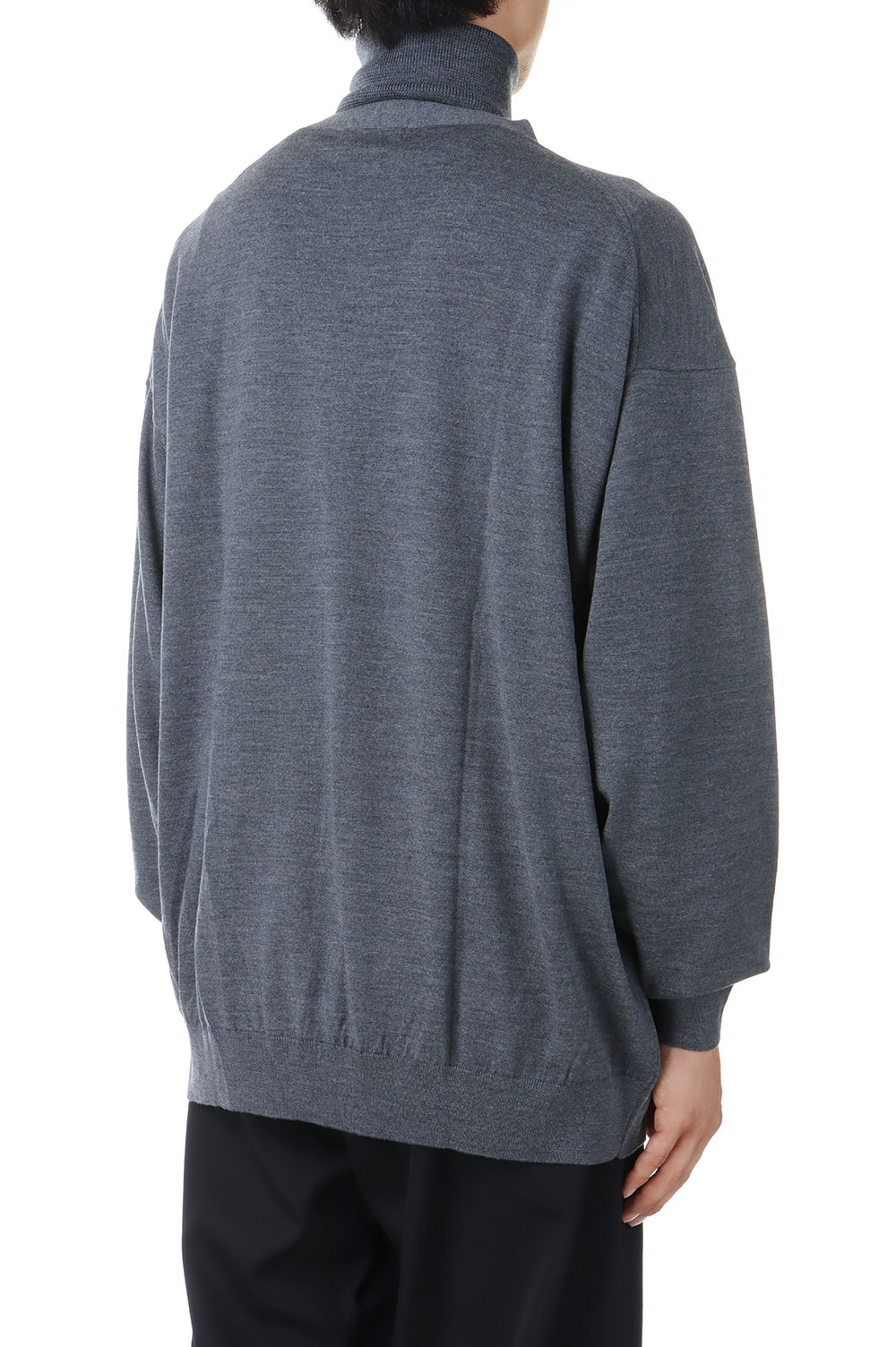 【定番】High Gauge Knit Cardigan　C.GRAY High Gauge Knit Cardigan - GRAY (GU243-80314B) | セレクト