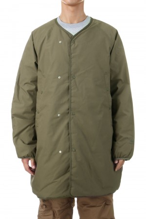 Reversible Down Coat - KAHKI BEIGE (SUBF352)