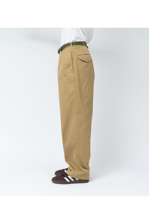Double Pleat Chino Pants - TAN (S24FC054) | セレクトショップ