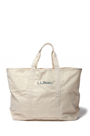 Grocery Tote Logo Large - NATURAL