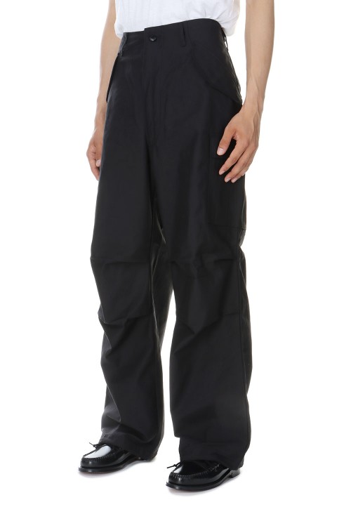 M-65 Field Pants / Wide Straight - BLACK (PTLM-146) | セレクト