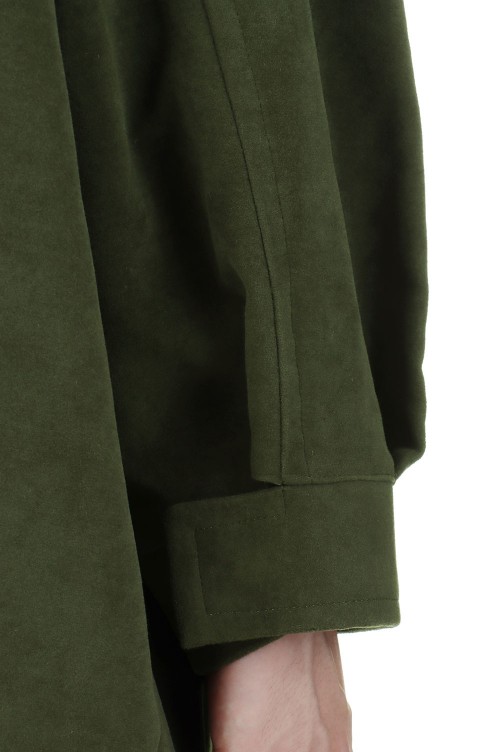 BRITISH MOLESKIN HARRINGTON JACKET / OLIVE (D24AW-05002