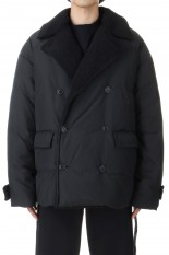 RECYCLED DOWN P-COAT - BLACK (FSU09242U0003 )